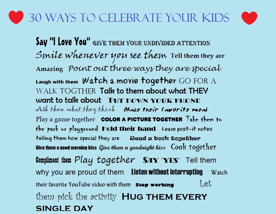 Ways to love your kids
